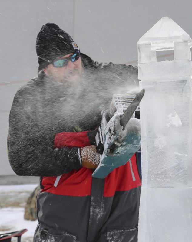 2024 Belfast Ice Festival and State of Maine Ice Carving Championship